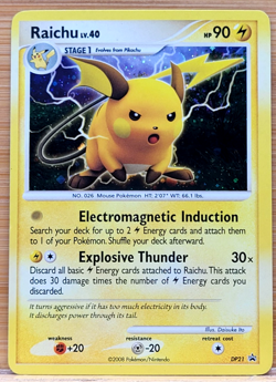 Raichu DP21 Diamond and Pearl Holo POKEMON BLACK STAR PROMO - Image 1