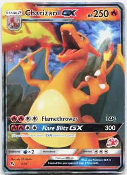 Pokemon TCG Charizard GX - 9/68 (#60 Stamped) Battle Academy Promo 009/068 Holo - Image 1