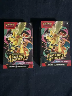 Pokemon Mega Evolution Ascended Heroes Booster Bundle Box Lot - 2 Boxes - Image 1