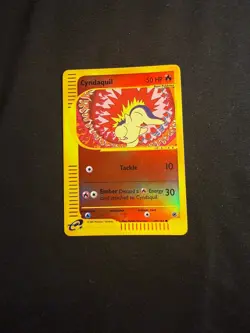 Pokemon Cyndaquil 105/165 Expedition Reverse Holo Rare 2002 English TCG WOTC - Image 1