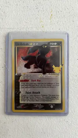 Pokemon Celebrations Classic Collection Umbreon Gold Star 17/17 Holo Near Mint - Image 1