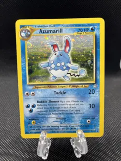 Pokemon Azumarill 2/111 NM Neo Genesis Holo Rare Card LP - Image 1