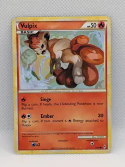 VULPIX 75/95 C CALL OF LEGENDS POKEMON MP VULPIX (DENT) - Image 1