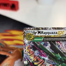 M Rayquaza EX near mint 76/108 Celebrations Holo English Mega Pokemon TCG - Image 2