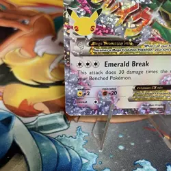 M Rayquaza EX near mint 76/108 Celebrations Holo English Mega Pokemon TCG - Image 3