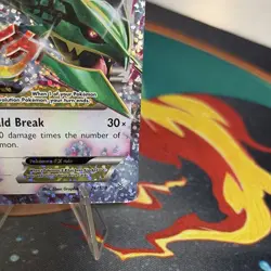 M Rayquaza EX near mint 76/108 Celebrations Holo English Mega Pokemon TCG - Image 4