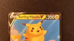 Pikachu V Surfing Pikachu 2021 Pokemon Celebrations 008/025 Full Art Holo - Image 3
