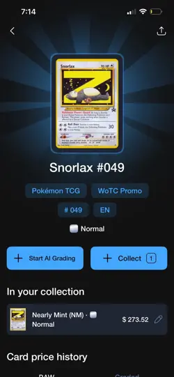 Wizards of the Coast Snorlax #49 WotC Promo English Basic 90 HP Regular - Image 1