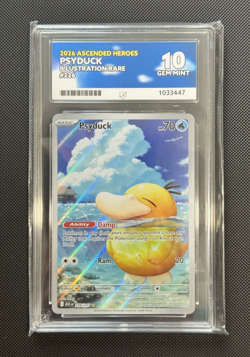 Pokemon TCG | Psyduck 226/217 Illustration Rare English | Ace Gem Mint 10 - Image 1