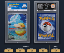Pokemon TCG | Psyduck 226/217 Illustration Rare English | Ace Gem Mint 10 - Image 3