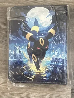 Pokemon Sammelkarten Album Ordner Nachtara Umbreon Moon Art TCG Binder400 Karten - Image 1