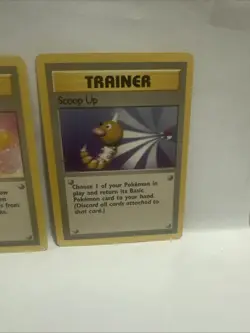 1999 Base Set Trainer Lot 75,77,78/102 Pokemon Trader Scoop Up Lass TCG - Image 4