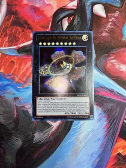 Yugioh! Number 9: Dyson Sphere ABYR-EN044 Ultra Rare Unlimited Light Play - Image 1