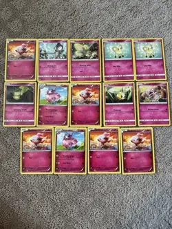 pokemon fairy card lot Of 14 Nm 2015-2018 - Image 1