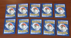 Lot of 10 Base Set Fire Energy Cards Pokemon TCG - Image 2