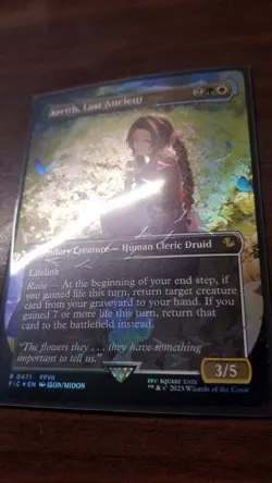 ~~ MTG Aerith, Last Ancient Borderless Mint Chocobo Tracks Foil ~~ - Image 2