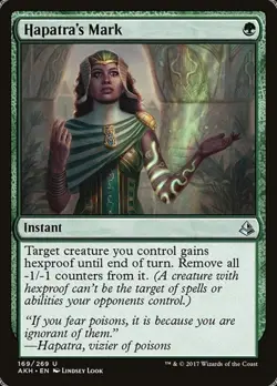 1x Hapatra's Mark NM Eng MTG - Amonkhet - Image 1