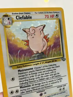 Clefable Jungle set Pokemon 1/64 Holo LP NM condition. Rare! - Image 3