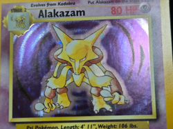 Vintage Pokemon Alakazam holo 1/102 Base Set LP /NM - Image 4