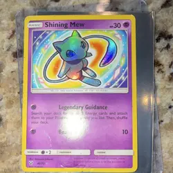 Pokemon Company Shining Mew 40/73 Shining Legends Shiny Holo Rare English - Image 1