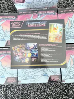 4x Pokemon TCG Chaos Rising Pokemon Center PC ETB Elite Trainer Box ✅ IN HAND - Image 3