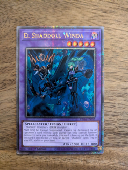 El Shaddoll Winda RA04-EN052 Quarter Century Secret Rare NM 1st Yugioh - Image 1