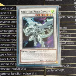 Yu-Gi-Oh TCG Shooting Riser Dragon Limited Edition Super Rare Holo DANE-ENSE3 NM - Image 1