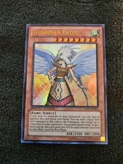 Yugioh! 1x Guardian Eatos - LC03-EN003 - Ultra Rare - Limited Edition - Image 1