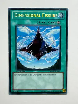Dimensional Fissure RYMP-EN081 Secret Rare 1st Edition YuGiOh Card NM - Image 1