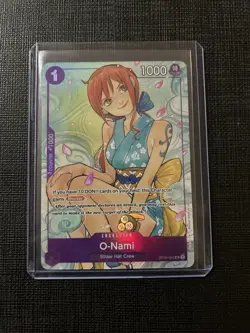 O-Nami OP05-062 Full Art - One Piece Illustration Box Vol. 1 English Holo Promo - Image 1