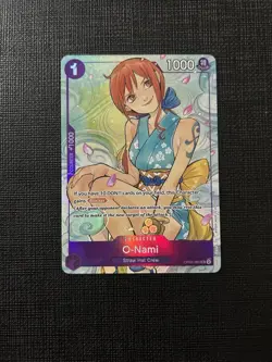 O-Nami OP05-062 Full Art - One Piece Illustration Box Vol. 1 English Holo Promo - Image 3