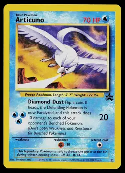Pokemon Card - Articuno Wotc Black Star Promo 22 Promo - Image 1