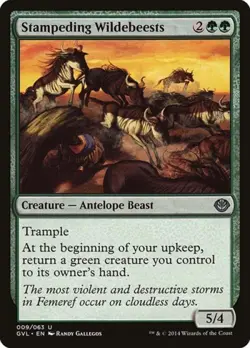 Stampeding Wildebeests - LP C : Duel Decks: Anthology - Image 1