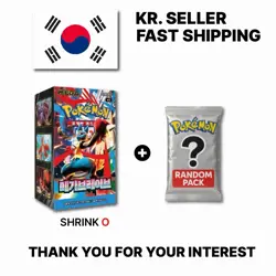 Pokemon card Mega Brave Booster Box m1L box 1box Korean + free Random Pack - Image 1