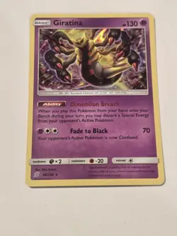 Pokemon Giratina Holo Rare TCG Card 86/236 Sun&Moon Unified Minds - Image 1