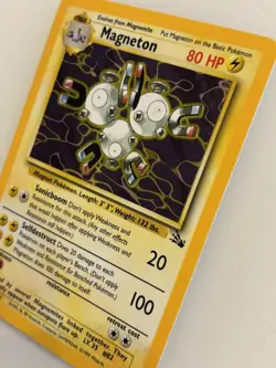 Pokemon TCG Magneton Fossil Holo Card 11/62 Rare - Excellent Condition! LP/NM - Image 4