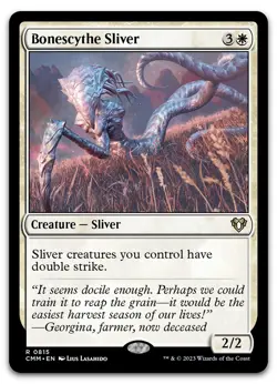 Bonescythe Sliver #815 (NM) Commander Masters CMM Magic MTG - Image 1