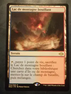 mtg magic scalding tarn FRENCH vf fr modern horizons 2 lac de montagne bouillant - Image 1