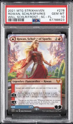 2021 SC #278 ROWAN, SCHOLAR OF SPARKS/WILL, SCHOLAR OF FROST PSA 10 - Image 1