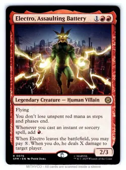 MTG Electro, Assaulting Battery Marvel's Spider-Man NM - Image 1