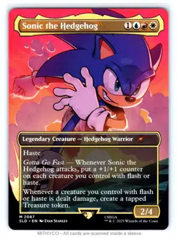 MTG Sonic the Hedgehog Secret Lair Drop Series NM - Image 1