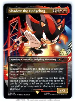 MTG Shadow the Hedgehog Secret Lair Drop Series NM - Image 1