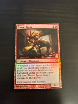 Magic: The Gathering (MTG) - FOIL Tunnel Ignus - Scars of Mirrodin (SOM) - Image 1