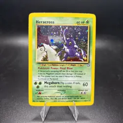 Pokemon TCG: 2000 Neo Genesis Heracross 6/111 Holo Rare NM - Double Holo -j - Image 1