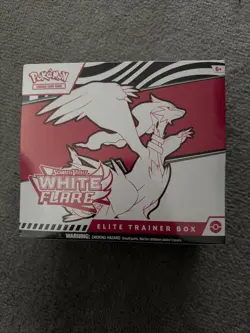 Pokemon TCG Scarlet & Violet White Flare ETB Factory Sealed - Image 1