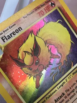 Flareon 3/64 Holo Jungle WOTC Pokemon - Card 'B' - MP - TCGKITTEN - Image 3