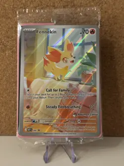 Pokemon Fennekin 080 PROMO SEALED Chaos Rising Illustration Rare NM - Image 1