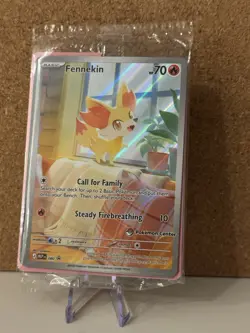 Pokemon Fennekin 080 PROMO SEALED Chaos Rising Illustration Rare NM - Image 2