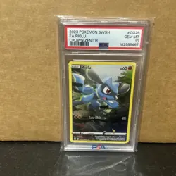 2023 POKEMON SWORD AND SHIELD CROWN ZENITH #GG26 FA/RIOLU CROWN ZENITH PSA 10 - Image 3