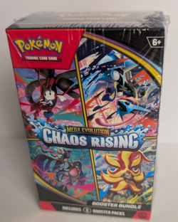 ** Pokemon Mega Evolution Chaos Rising Booster Bundle (6 Packs) - New, Sealed ** - Image 1